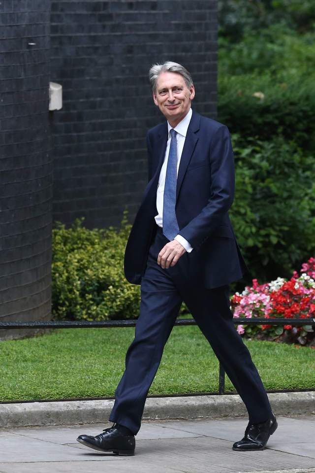 Philip Hammond was one of the first to visit the new Prime Minister at her new home