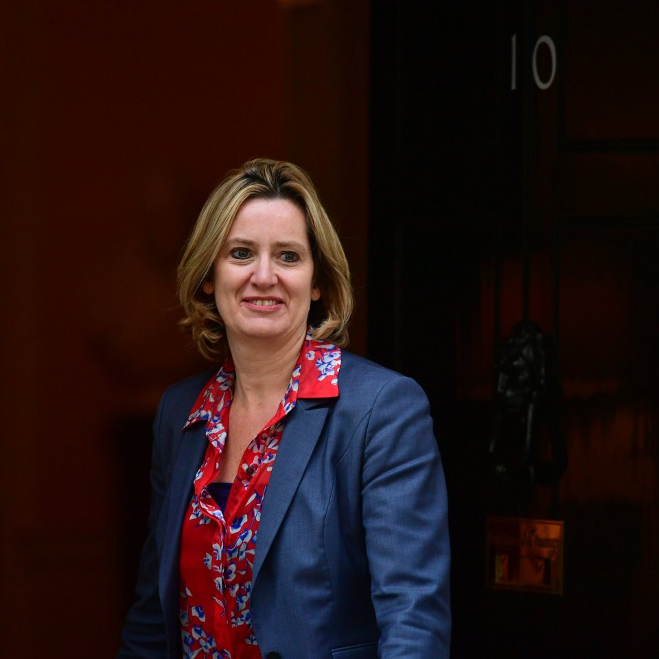 Amber Rudd was one of the first to visit No10 with the MP tipped for a promotion under May's leadership