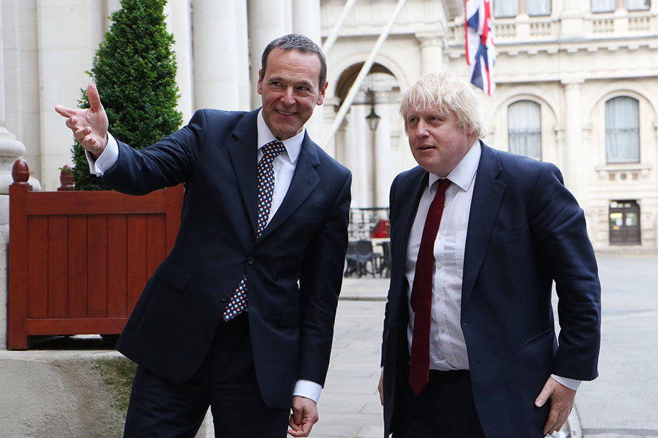 Mr McDonald remarked the former London Mayor was “looking very happy”