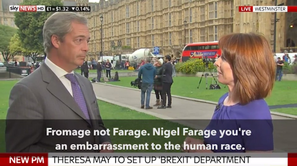 Nigel farage heckled