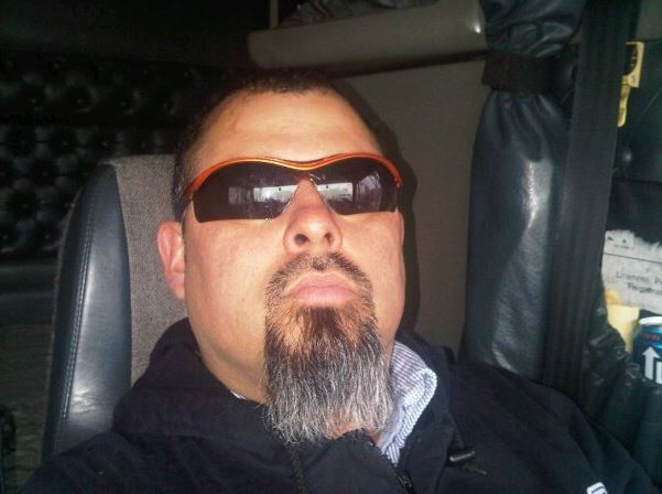 Saul Vazquez captured the eerie moment while passing the accident site in his truck