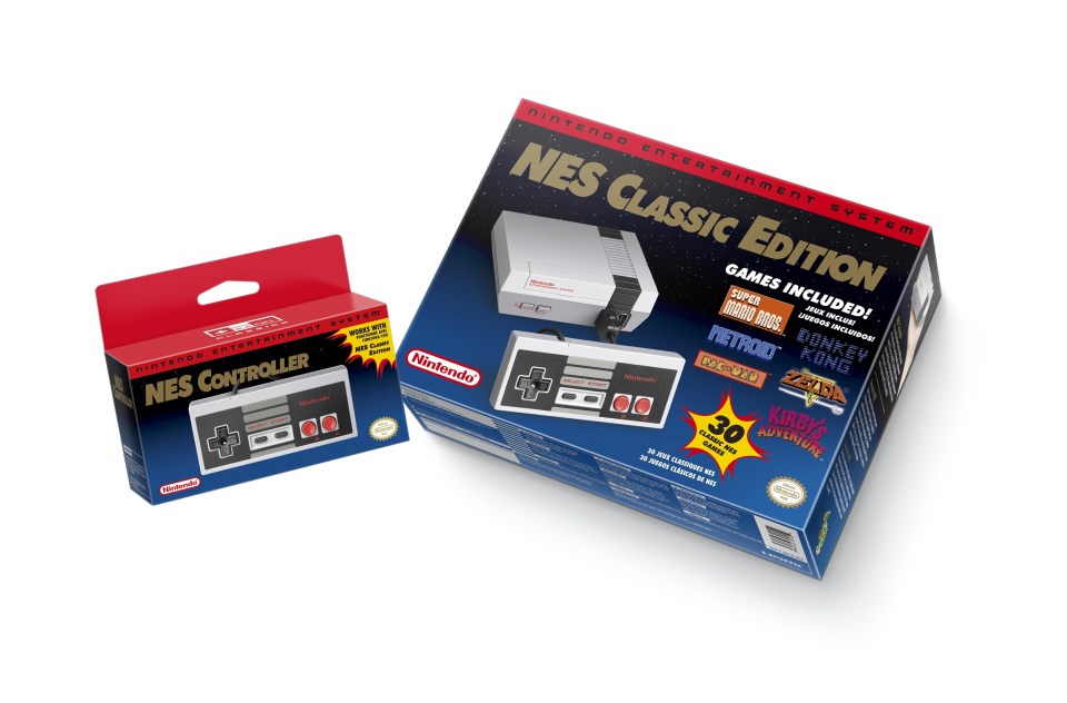 The packaging harks back to the golden days of gaming