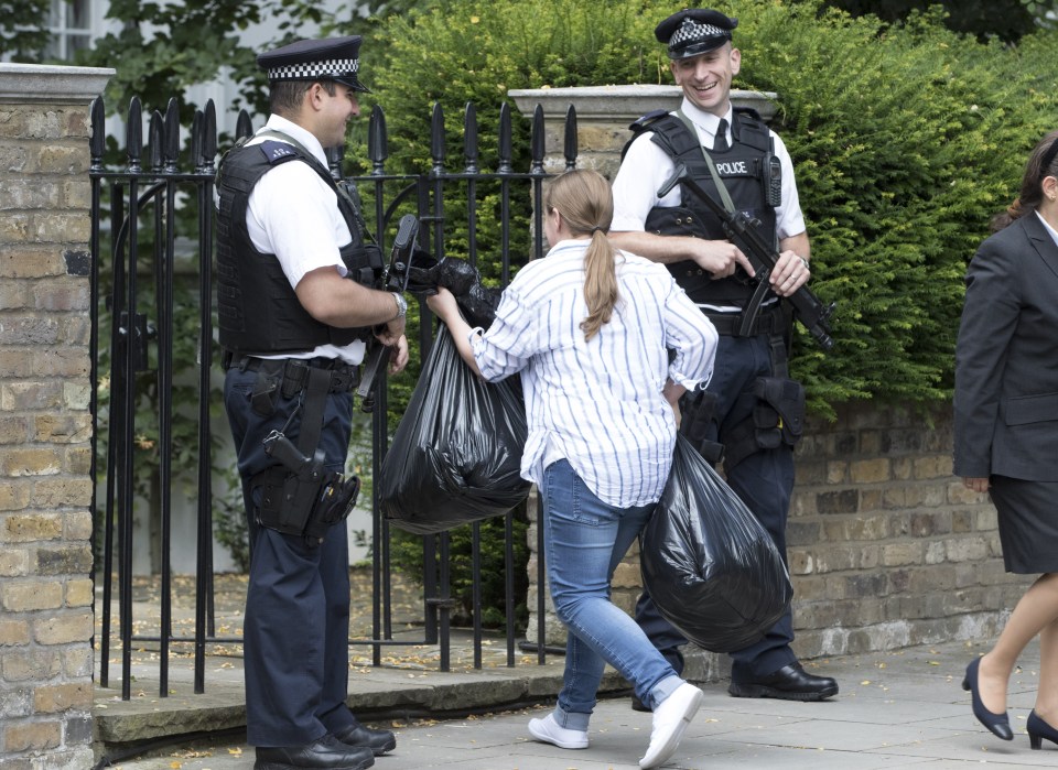 Home where David Cameron and his family now live in Notting Hill