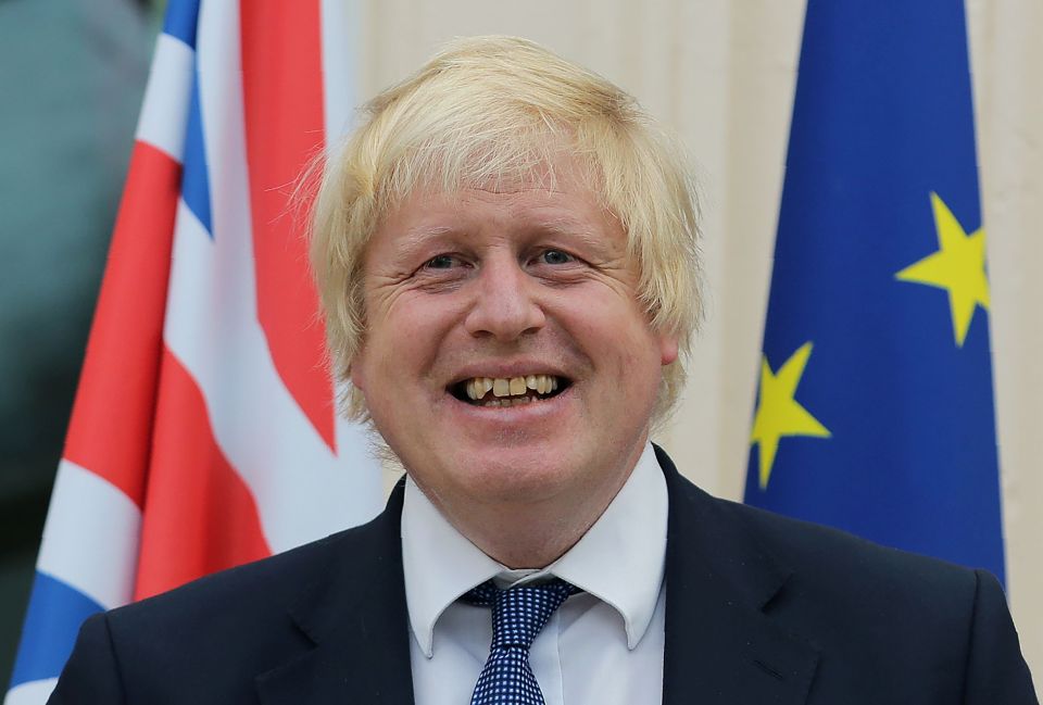 Foreign secretary, Boris Johnson