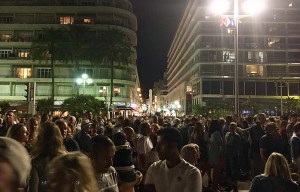 Chilling picture shows Nice boulevard packed with revellers minutes before massacre