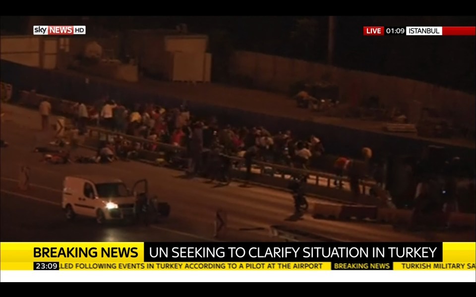 Gunfire has been heard in both Ankara and Istanbul as part of the coup