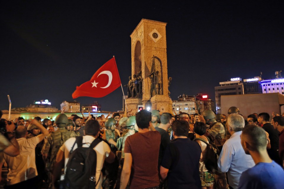 Both the Presidents Supporters and Opponents have taken to the streets in the last few hours