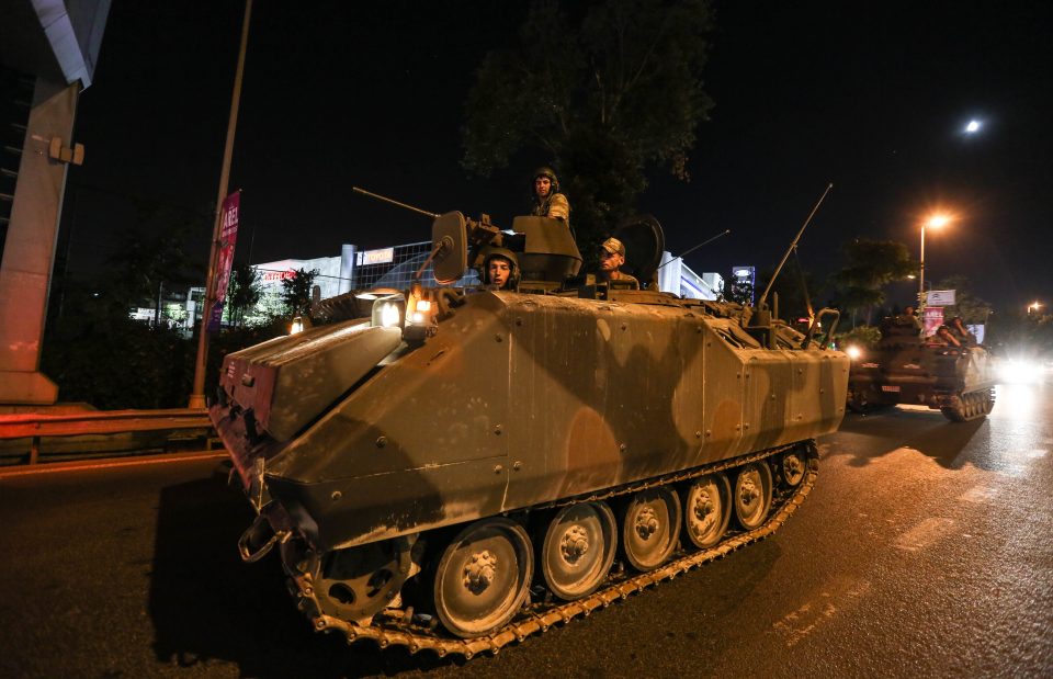 Tanks have roamed the streets as the military tries to take control