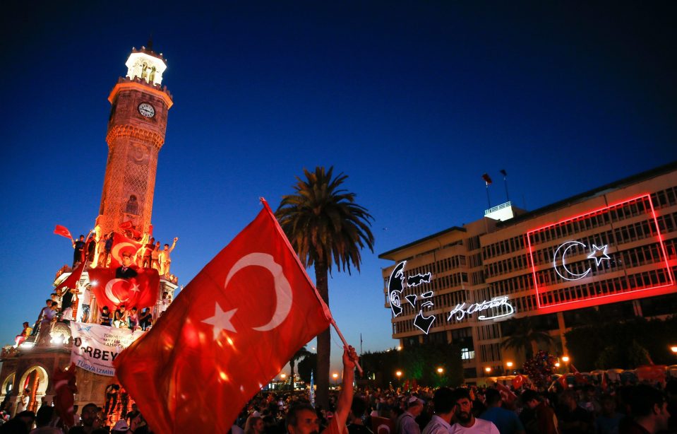 President Erdoğan said that his government was in charge again, saying they were "back at work"