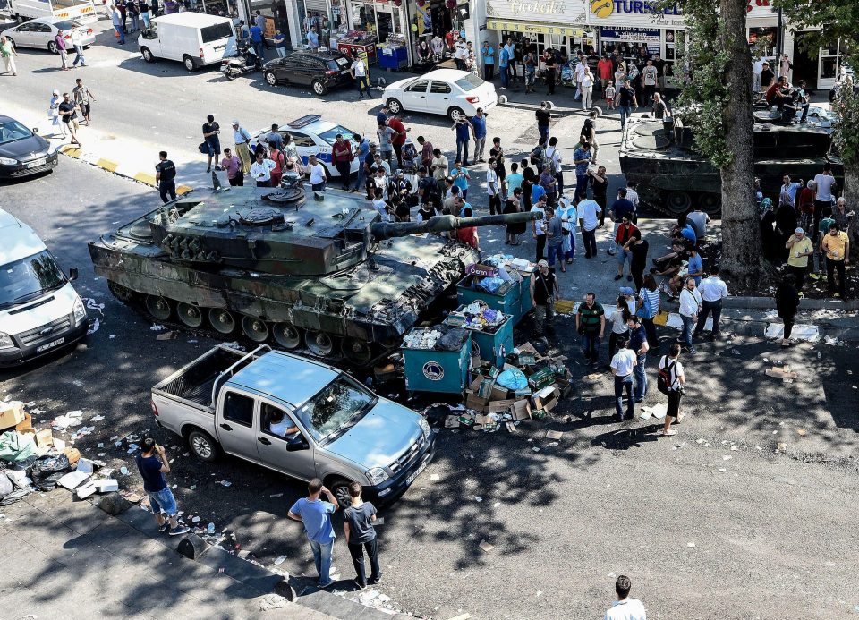 Attemped Military Coup, Ankara, Turkey - 16 Jul 2016