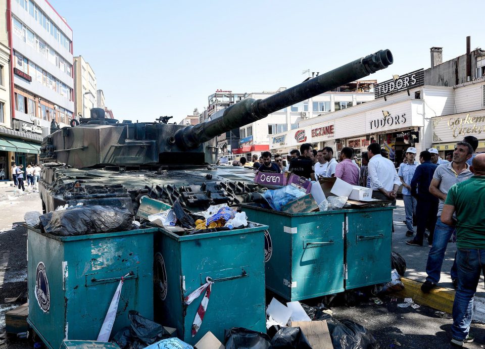 Attemped Military Coup, Ankara, Turkey - 16 Jul 2016