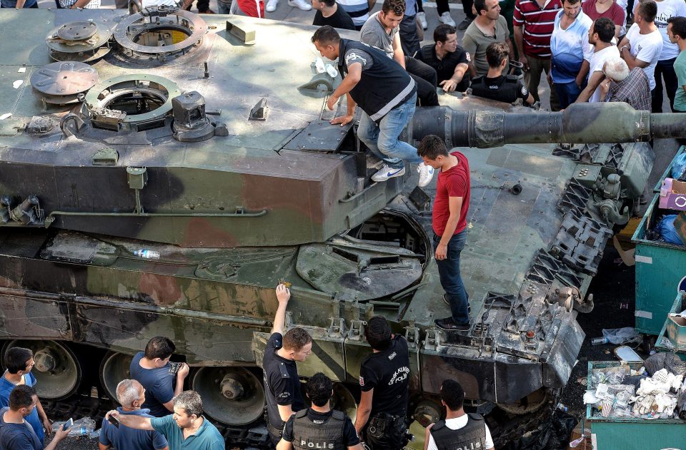 Attemped Military Coup, Ankara, Turkey - 16 Jul 2016