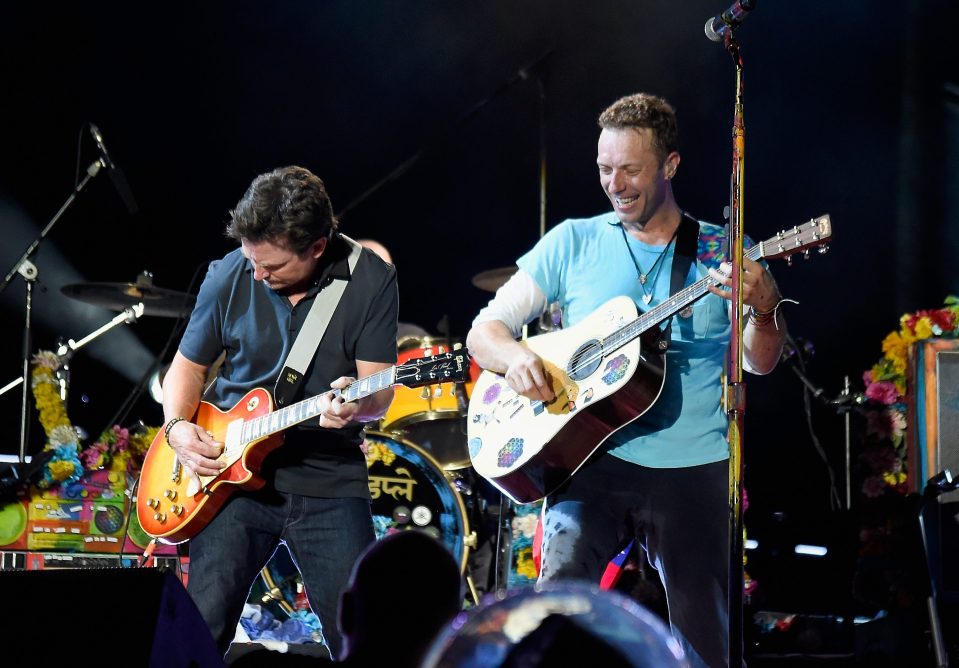 Martin’s son Moses had sent a video requesting “a song from both of our favourite movies” to Coldplay