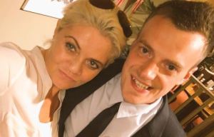 Danniella Westbrook dines with Jamie Vardy… er, lookalike