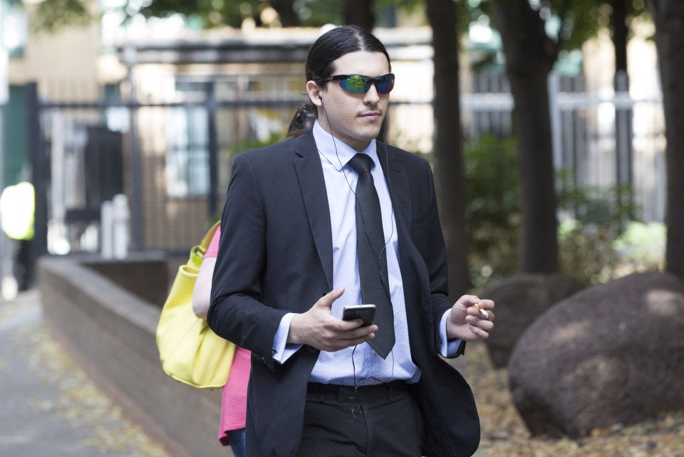 Luke McCarthy aged 28 outside Southwark Crown Court award contracts for work at Royal Palaces