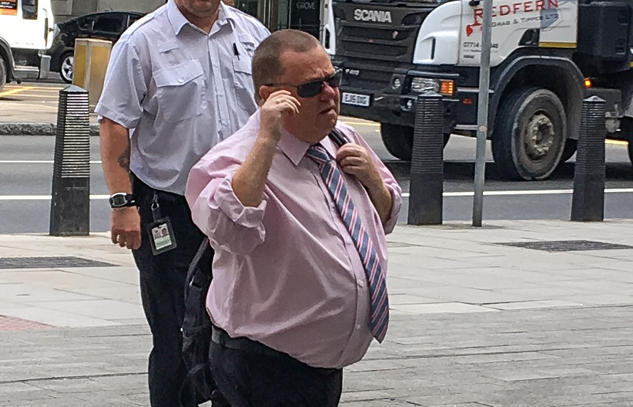 Paul Reed is alleged to have assaulted a drunk woman after she fell asleep on a train from London to Kent