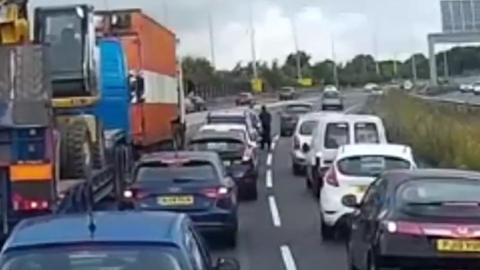 road rage truck driver