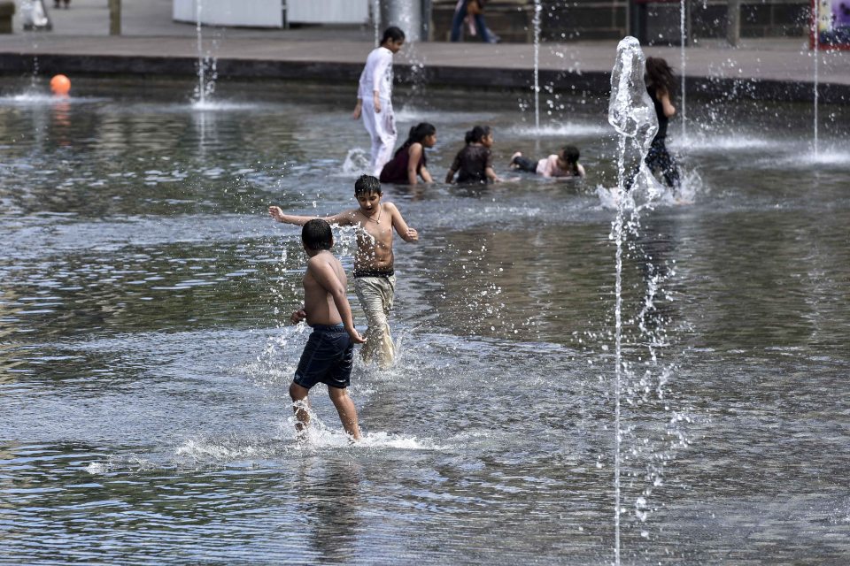 All over the country young and old alike have been making the most of the sudden burst of hot weather