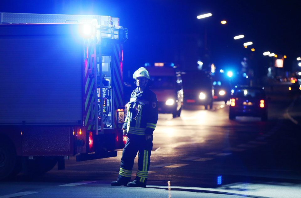 Alleged axe attack on train in northern Bavaria