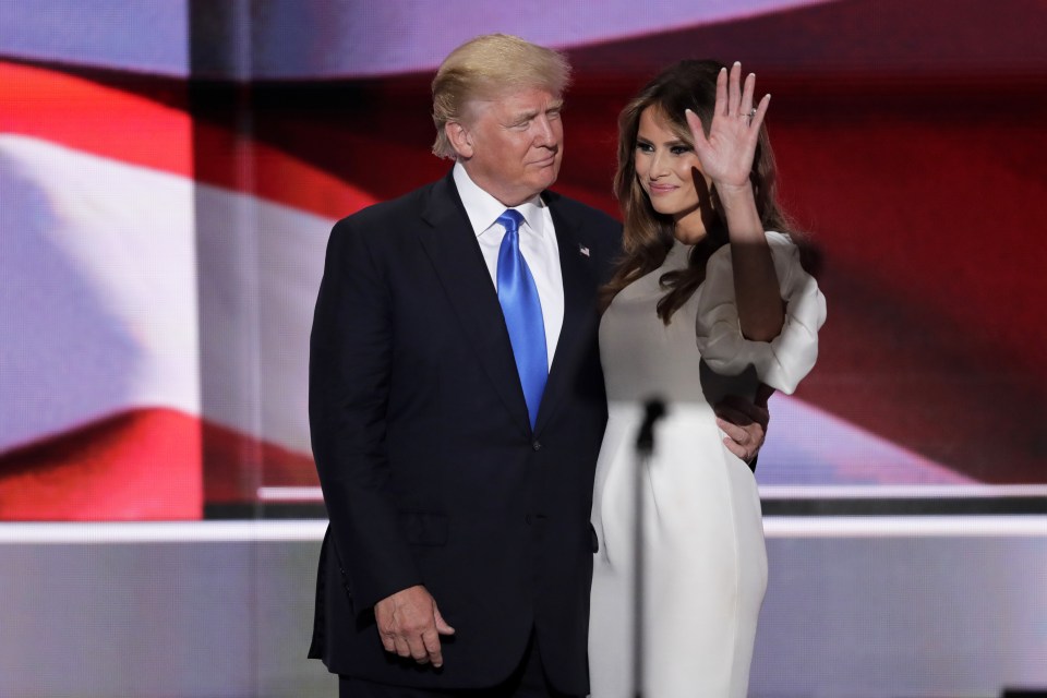 Donald Trump and Melania Trump