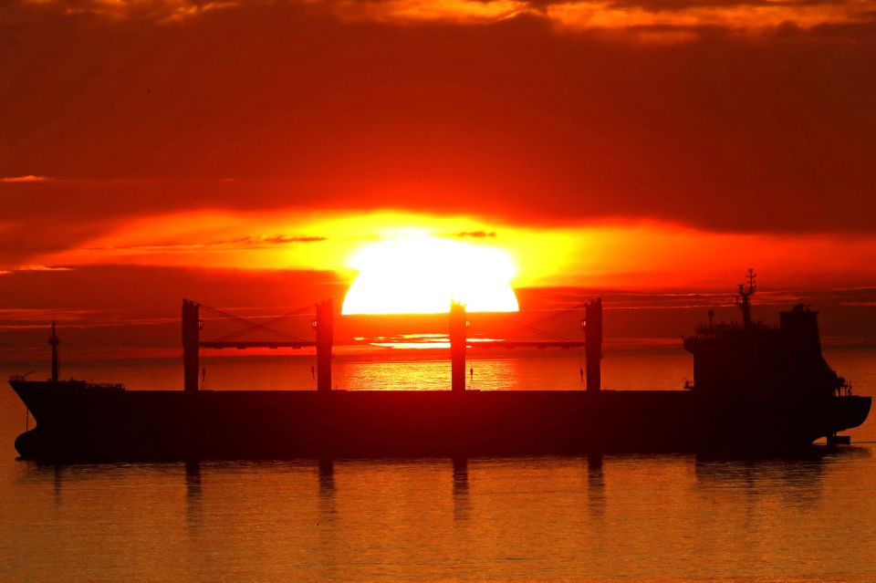 From the sunrise over the North Sea in Tynemouth locals could tell it is going to be a scorcher