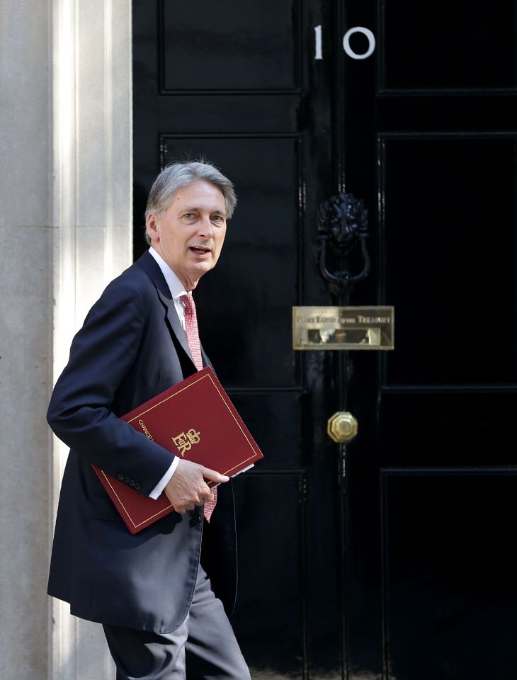 British Finance Minister Philip Hammond