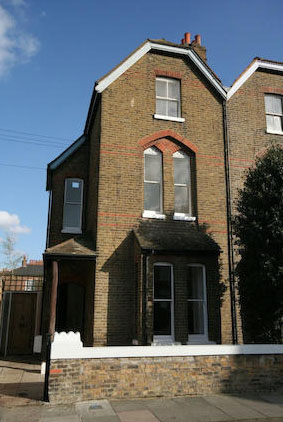 Pictured is the £1m home in south London which the judge gave to Kirsty following their split