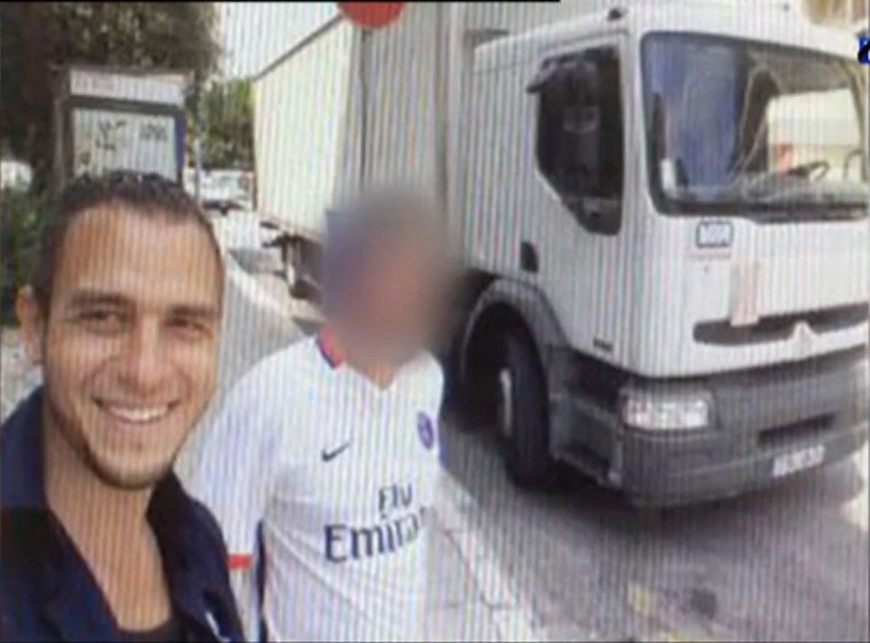 Nice killer Mohamed Lahouaiej Bouhlel sent his brother a selfie before the killings with the truck he would later use to commit the massacre behind him