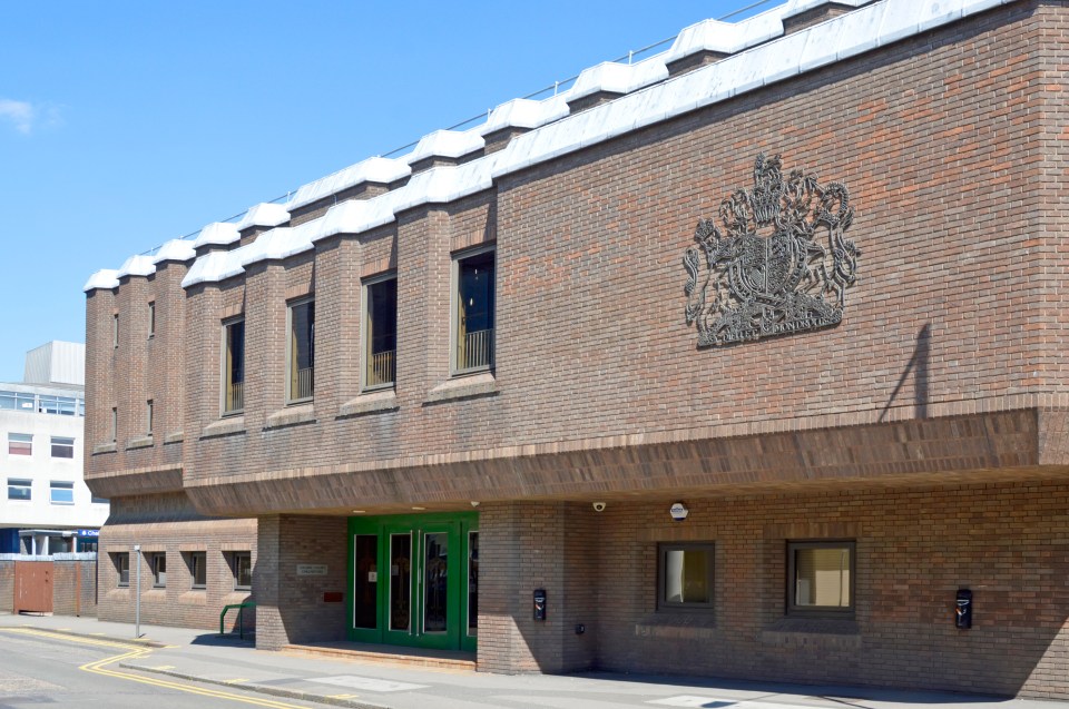 Crown Court building with coat of arms