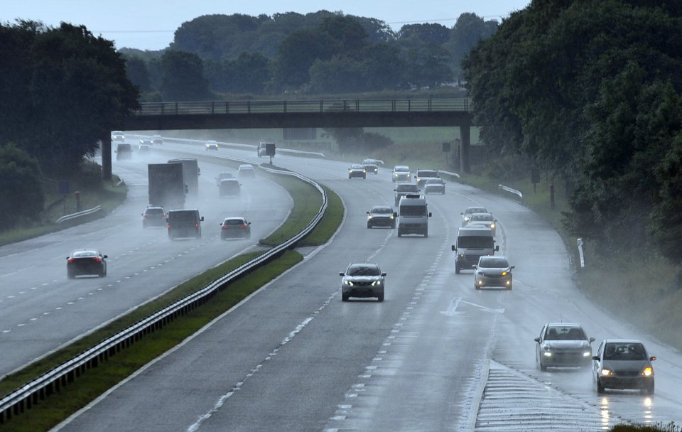 The blistering heat of the warmest day of the year yesterday is set to make way for heavy downpours, as storm clouds gather in the north