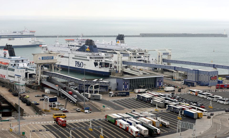 Cross-Channel ferry French security checks