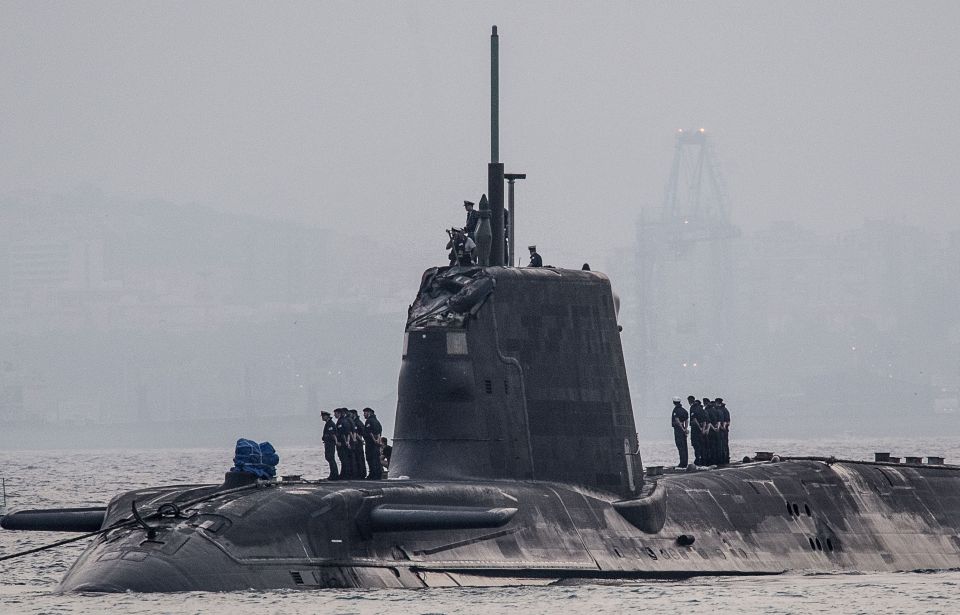 The conning tower of the vessel was damaged