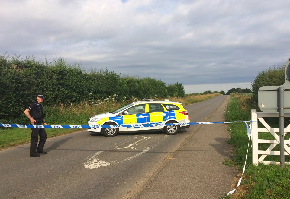 Serviceman threatened with knife outside RAF base