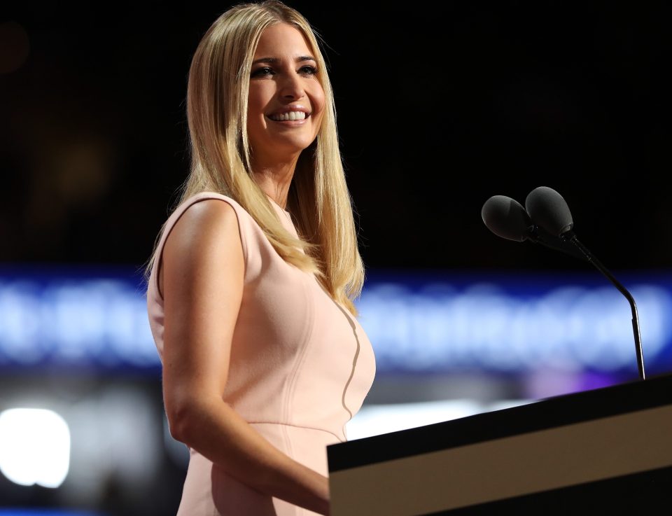 Donald's daughter, Ivanka, made a powerful speech 