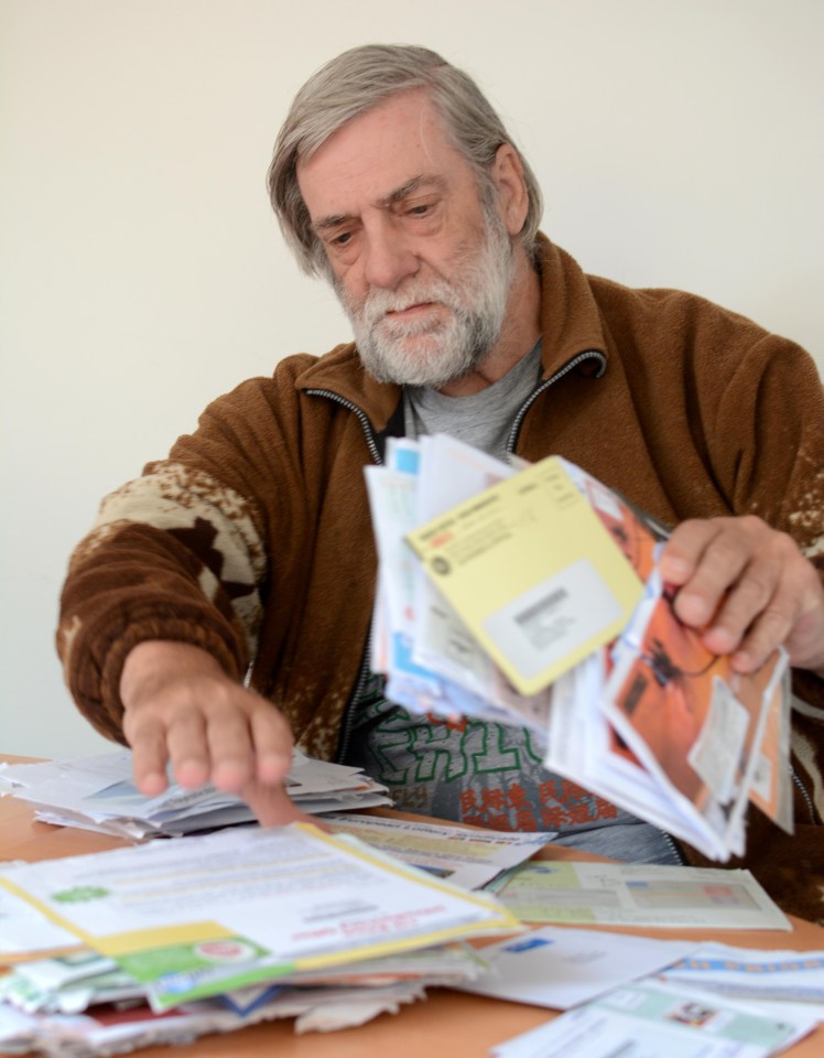 It started when he replied to a letter saying he'd won the lottery with his address, bank details and a cheque for £25.