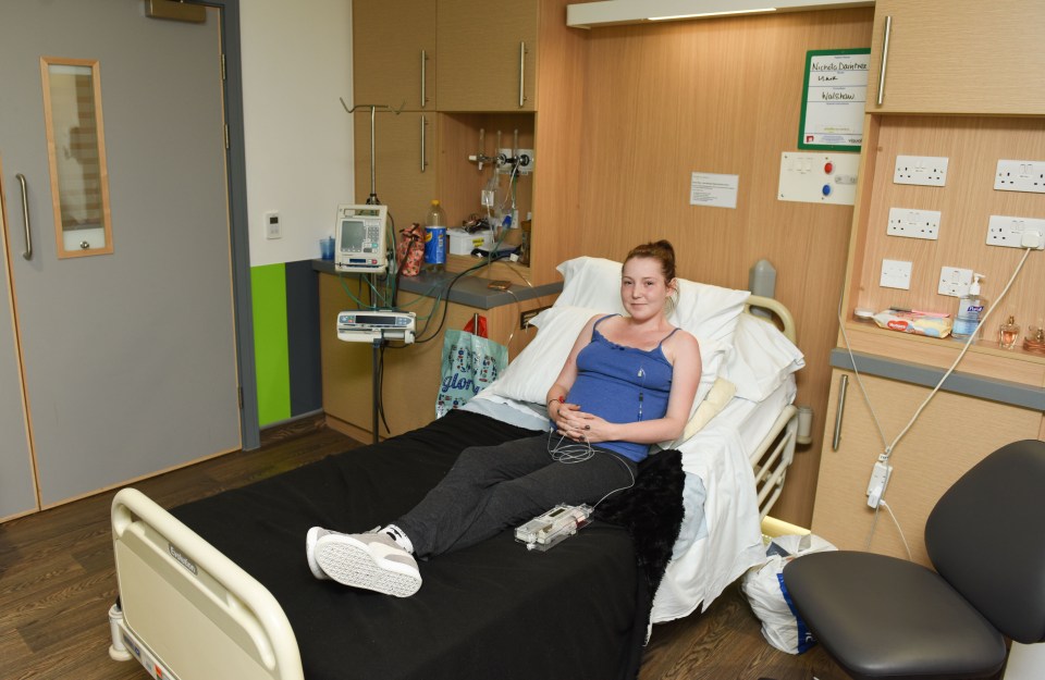 MUM CAMPS IN CAR FOR FIVE WEEKS TO BE WITH SICK DAUGHTER