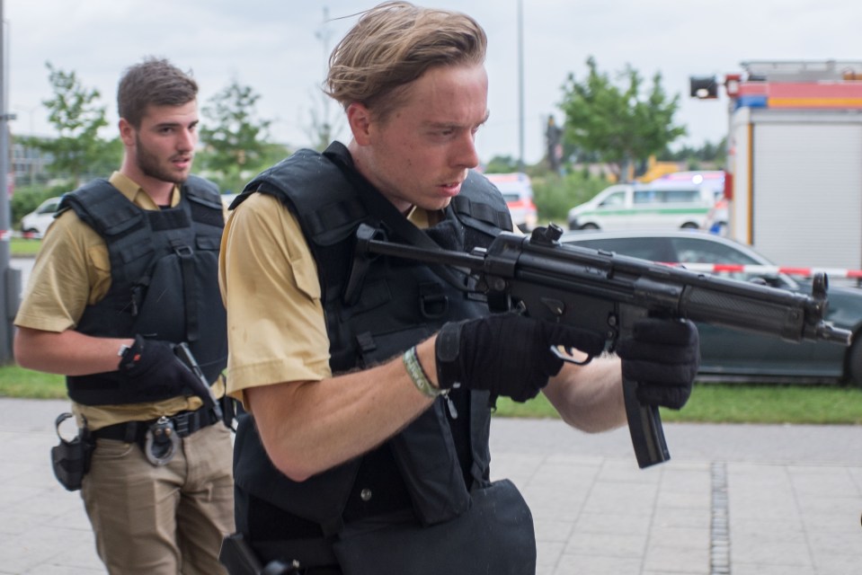 Armed cops are currently on the scene 