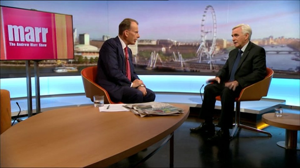 Andrew Marr and John McDonnell