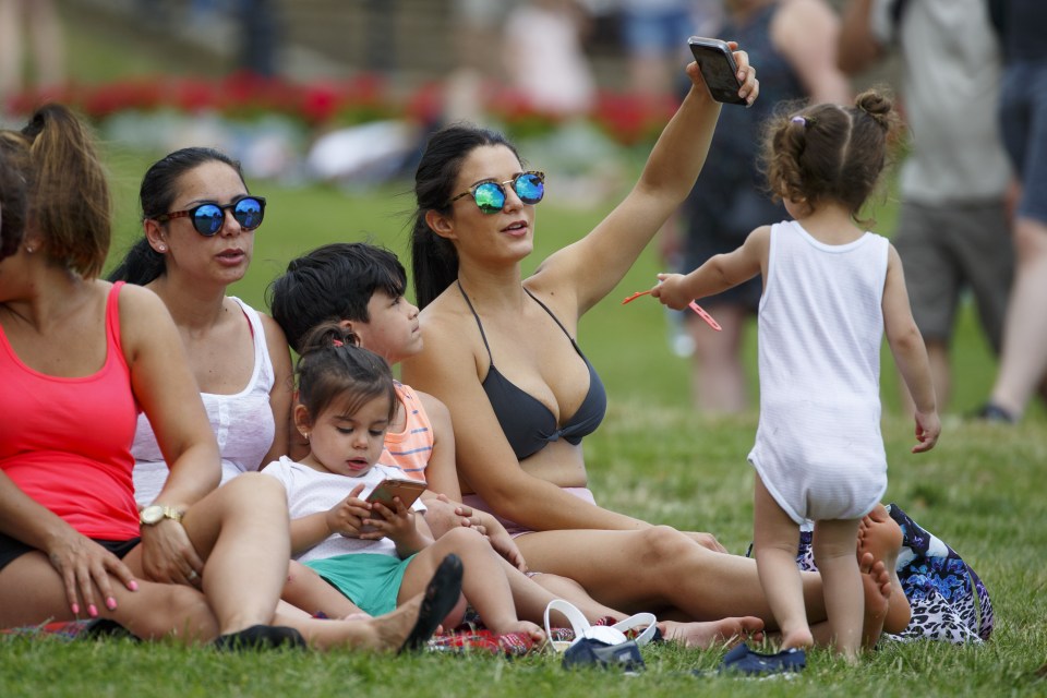 Hot weather weekend
