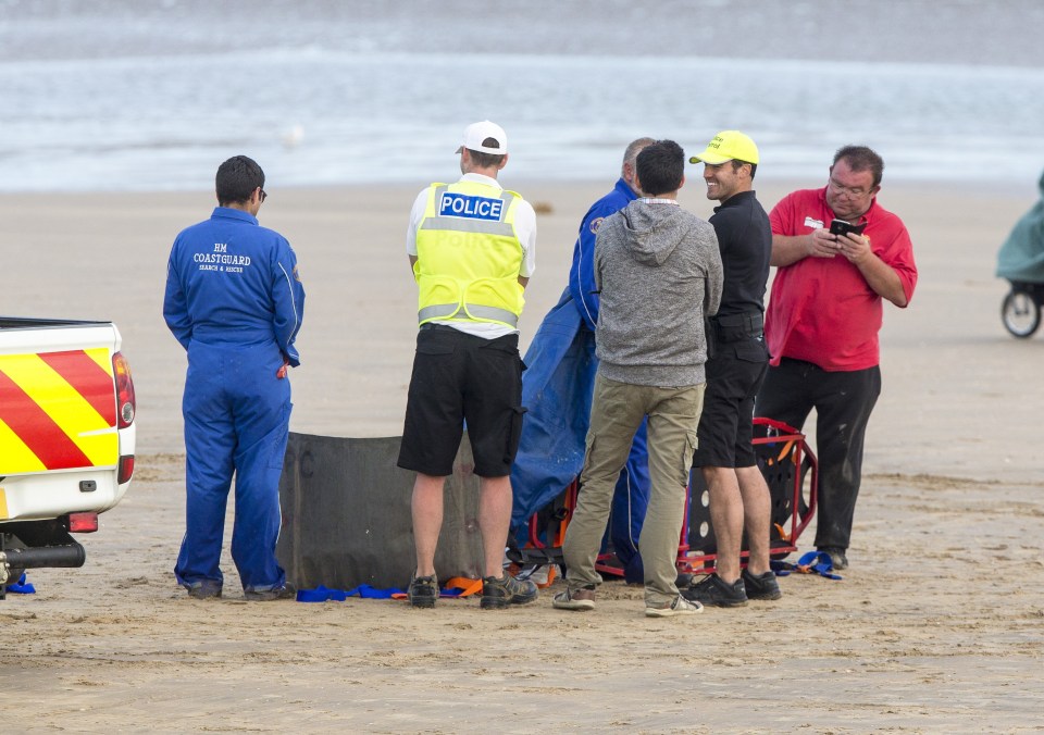 The 19-year-old got into trouble in the sea off Camber Sands