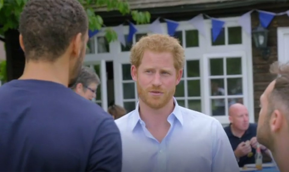 Prince Harry told ex-footballer Rio Ferdinand he regretted not talking for many years about his mother's death