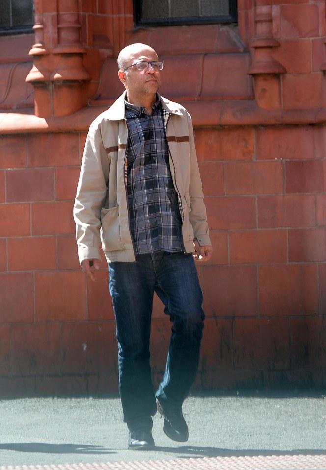 BPM MEDIA: 22/07/2016 Mahmood Keshavarzi is pictured arriving at Birmingham Magistrates court, Birmingham city centre. A FORMER security guard is facing jail after hurling a dog to its death from a Birmingham tower block. Mahmood Keshavarzi ignored the pleas of owner Mitchel Jagger to return his American Bulldog cross, Zeus. Then he hurled the defenceless animal from his seventh floor window. The 37-year-old thug was found guilty of theft and criminal damage following a trial at Birmingham magistrates court. They adjourned sentence until August 1 for reports to be prepared but told the defendant that they were considering jail. The court heard how the pet horror took place at around 4.30pm on August 29 last year. A 13-year-old boy saw Keshavarzi take 15-month-old Zeus from a garden and drag the dog by its collar towards the rear entrance of Drews House in Druids Heath. The teenager called the police who were unable to locate the dog, Simon Brownsey, prosecuting, said. Mr Jagger came home from work at around 7.30pm and was told by the teenager about the theft.