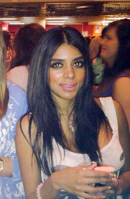 The beauty queen
