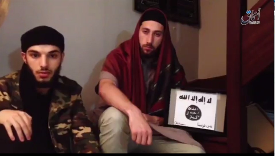 Adel Kermiche and Abdel Malik pledged allegeince to ISIS in the sickening video, released just a day after Father Jacques Hamel had his throat slit by the sick fanatics