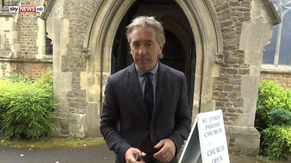 He says: "There are about a dozen worshippers in there and one priest. If I was a terrorist, I could have killed them all."