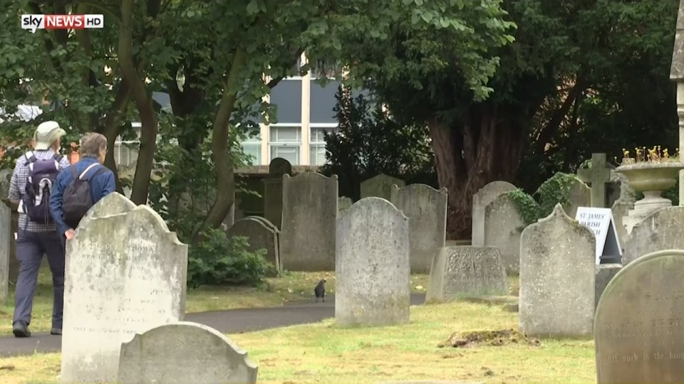 He visited an English church to report on warnings from police for churches to increase security in the wake of Tuesday's terror attack in France