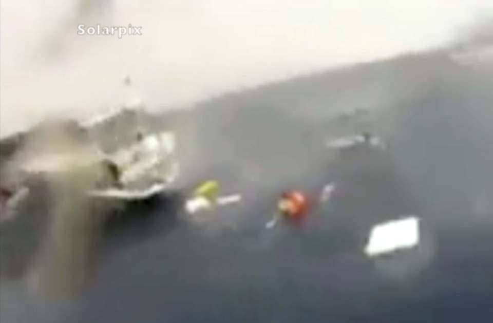 Six British tourists have been rescued from the sea off Lanzarote by a passing fishing boat after the boat they had hired for a fishing excursion sank at noon yesterday afternoon