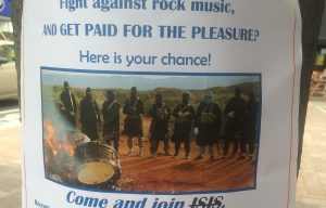 Spoof recruitment posters for ISIS appear across east London