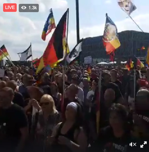 Flags have been waved and bands have played to the crowd