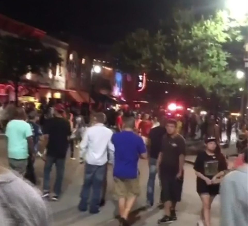 shooting incident on Sixth Street